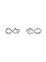 Orecchini Guess Donna Stud Party in Acciaio Cubic Zirconia JUBE06 49JW